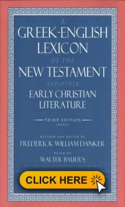 A Greek English Lexicon of the New Testament and Other Early Christian Literature 3rd Edition 182x300 - Biblical Word Studies