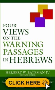 Four Views on the Warning Passages in Hebrews 182x300 - Hebrew Warning Passages: Arminian View